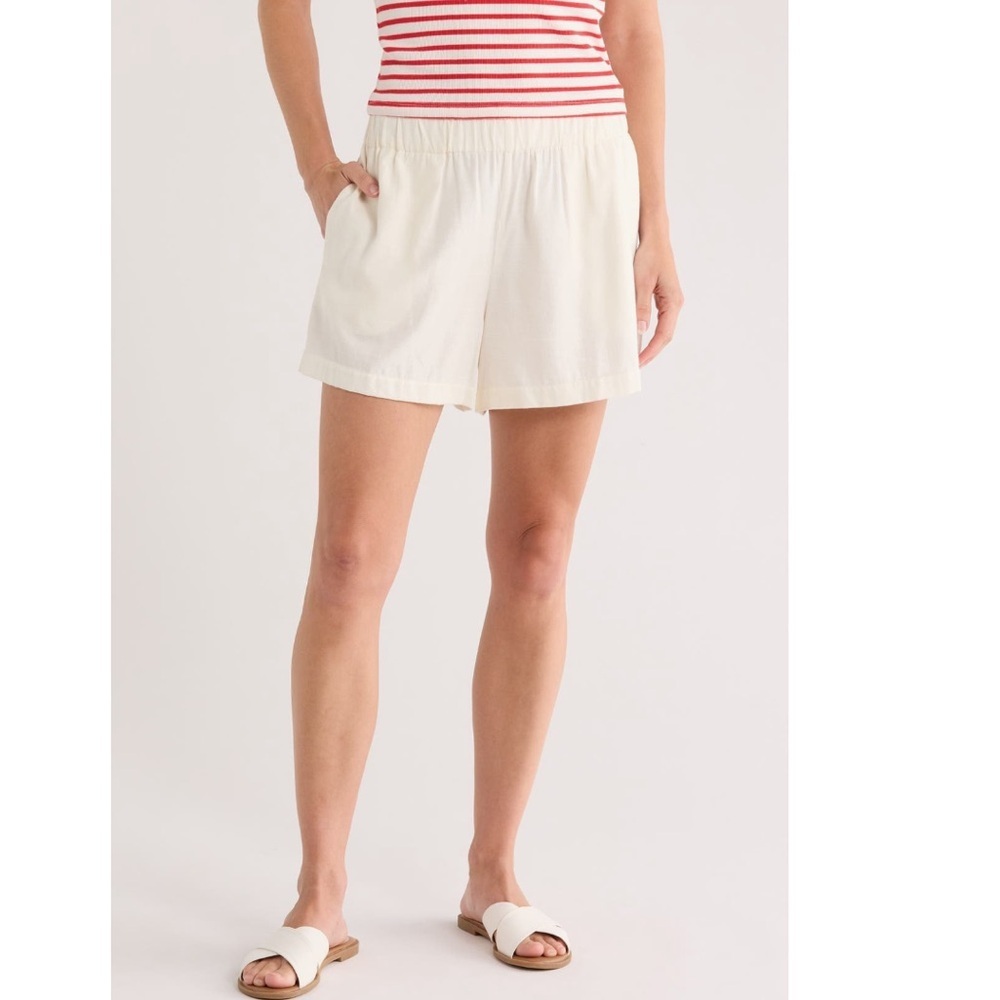 Hurley Women's Off White New Heights Shorts - Sz Large, NWT